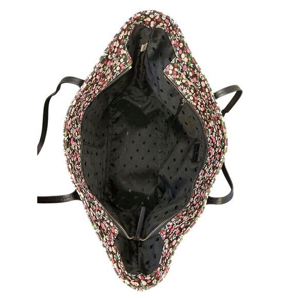 Kate Spade New York Floral Tote Bag w/Dual Black Handles - Picture 9 of 9